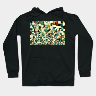 multicolored mosaic Hoodie